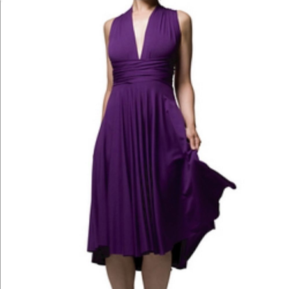 Moda International Infinity Dress Royal Purple